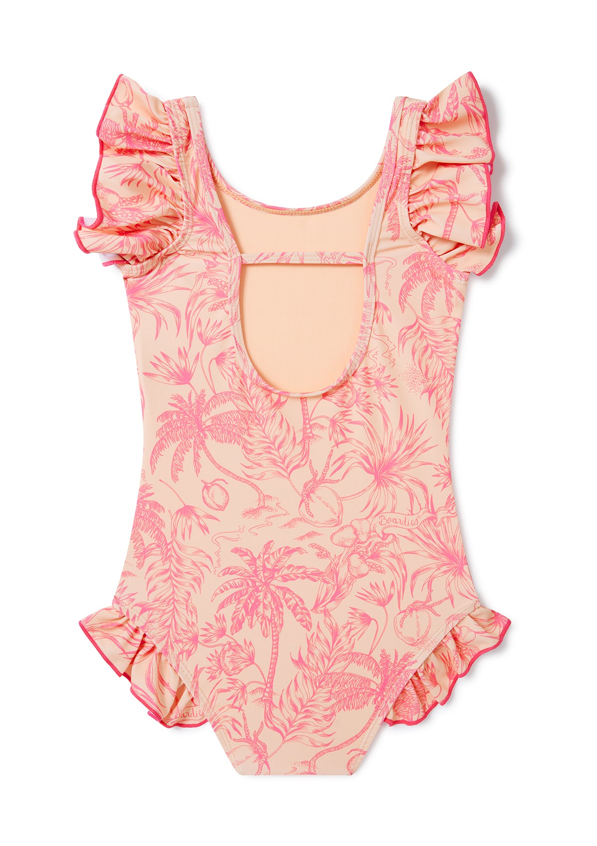 Peach Please Little Girls Swimsuit - Mother & Daughter Set