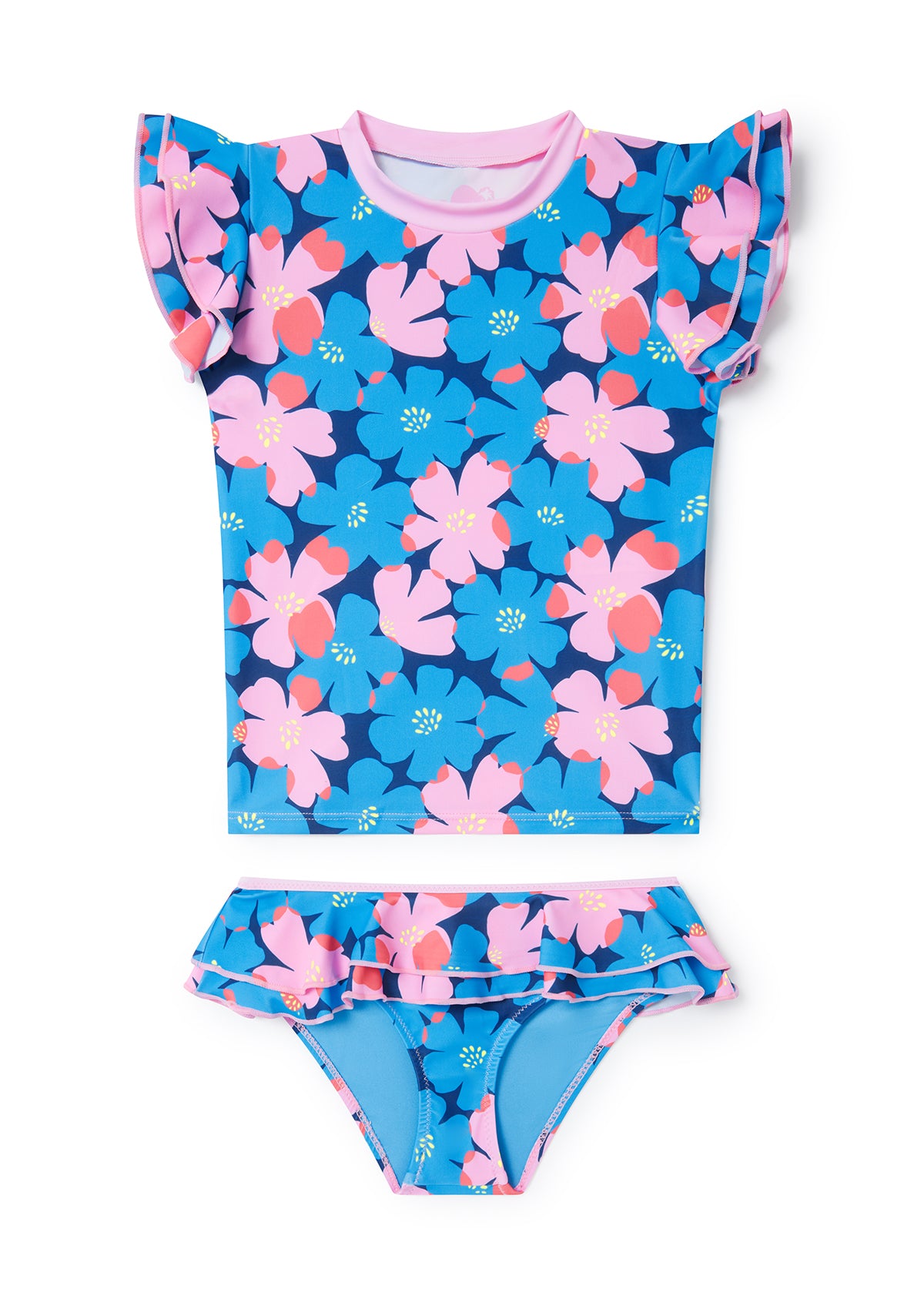 Sully Floral Little Girls Rashie - Mother & Daughter Set
