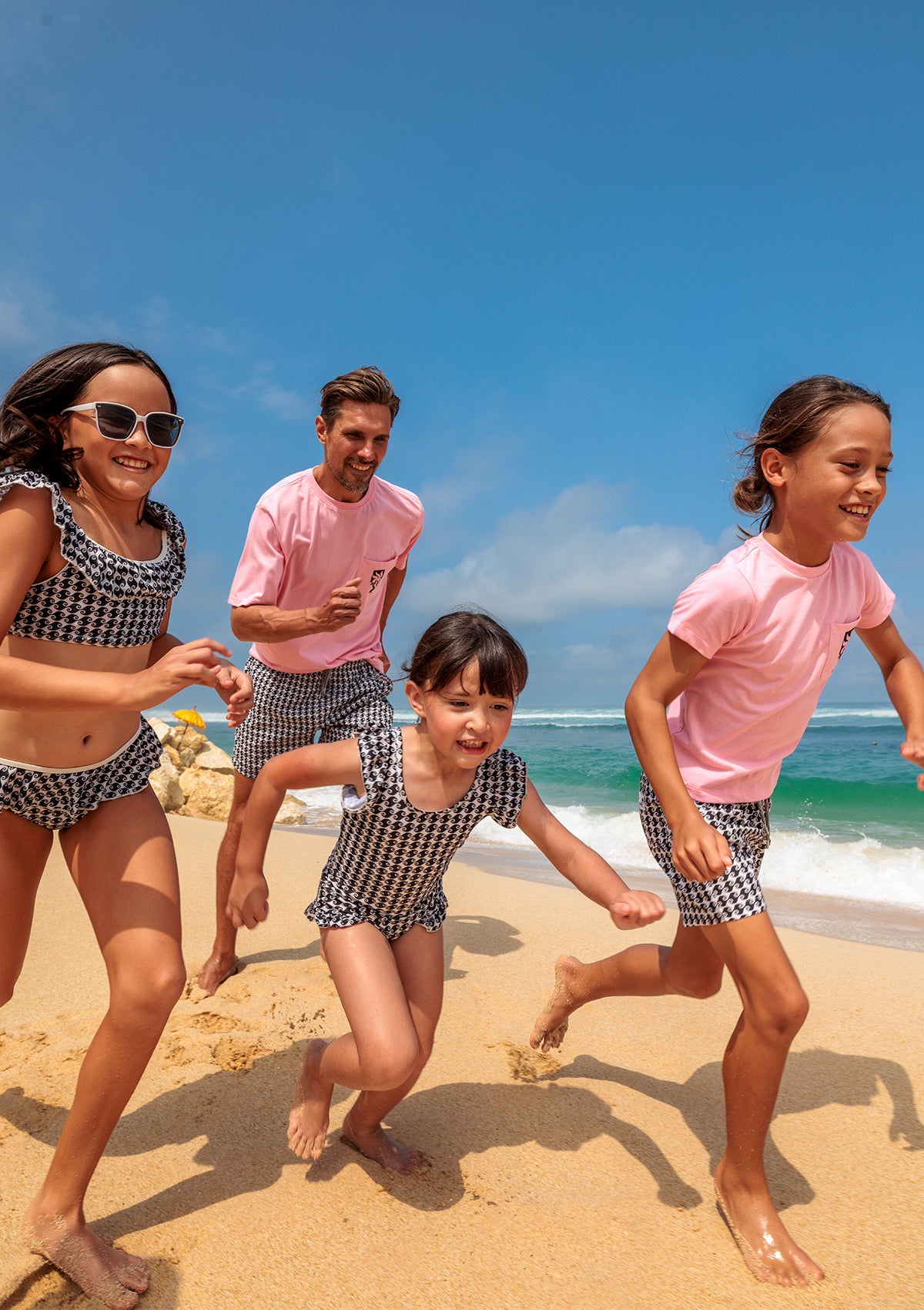 Sea Hound Little Girls Swimsuit - Mother & Daughter Set