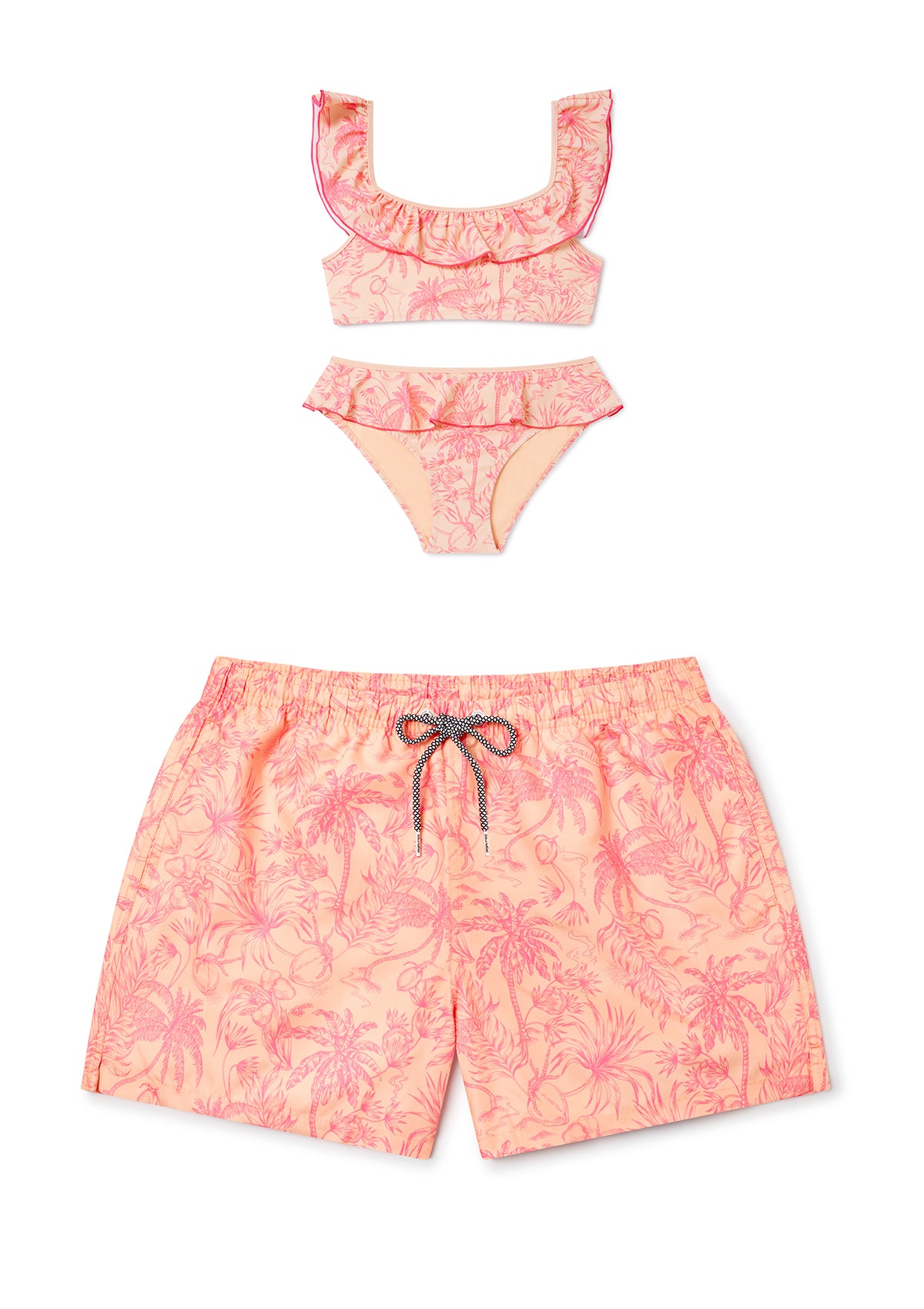 Peach Please Older Girls Bikini - Mother & Daughter Set