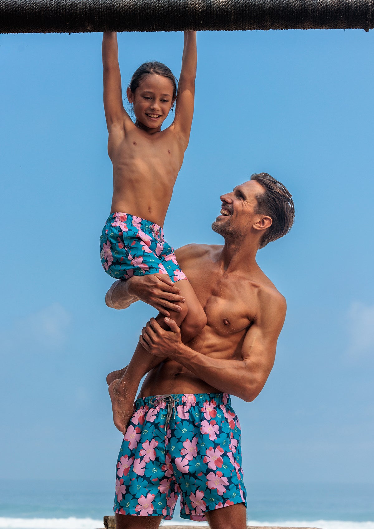 Sully Floral Swim Shorts - Father & Son Set