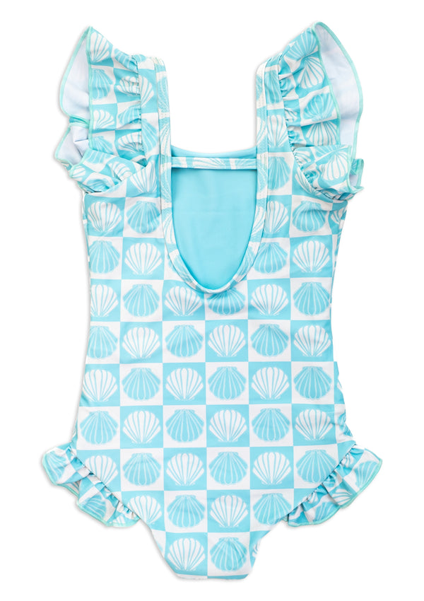 Ilfracombe Little Girls Ruffles Swimsuit