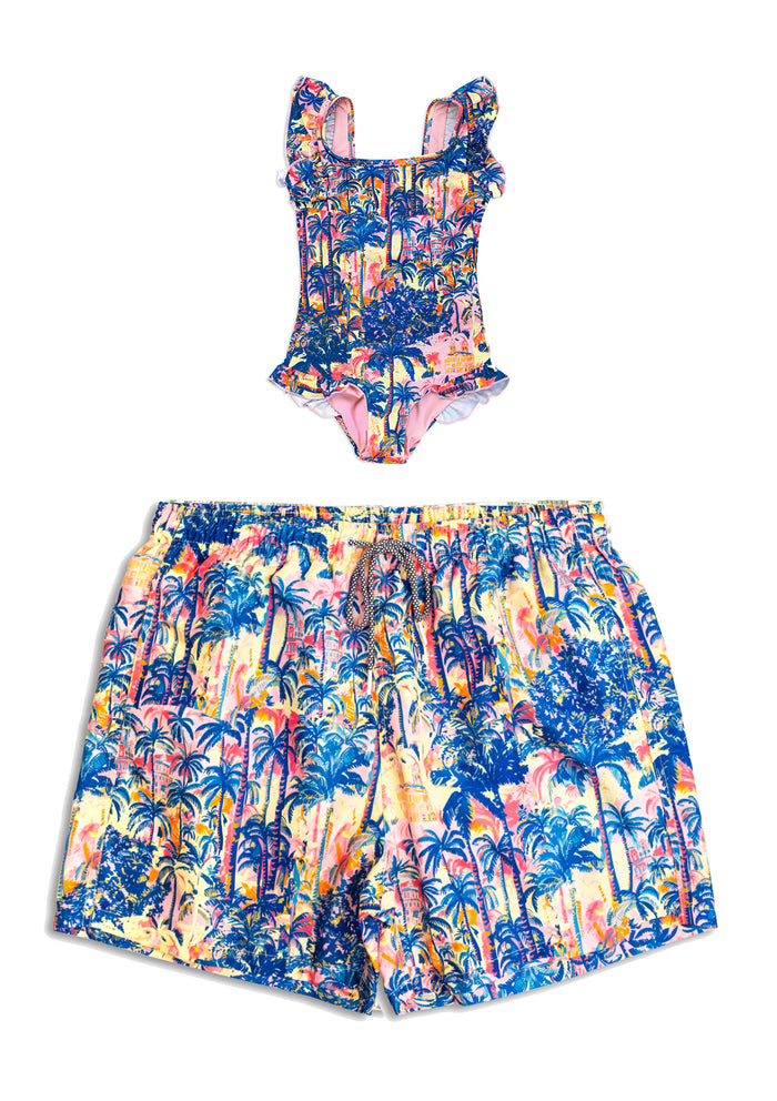 Havana Little Girls Swimsuit - Father & Daughter Set