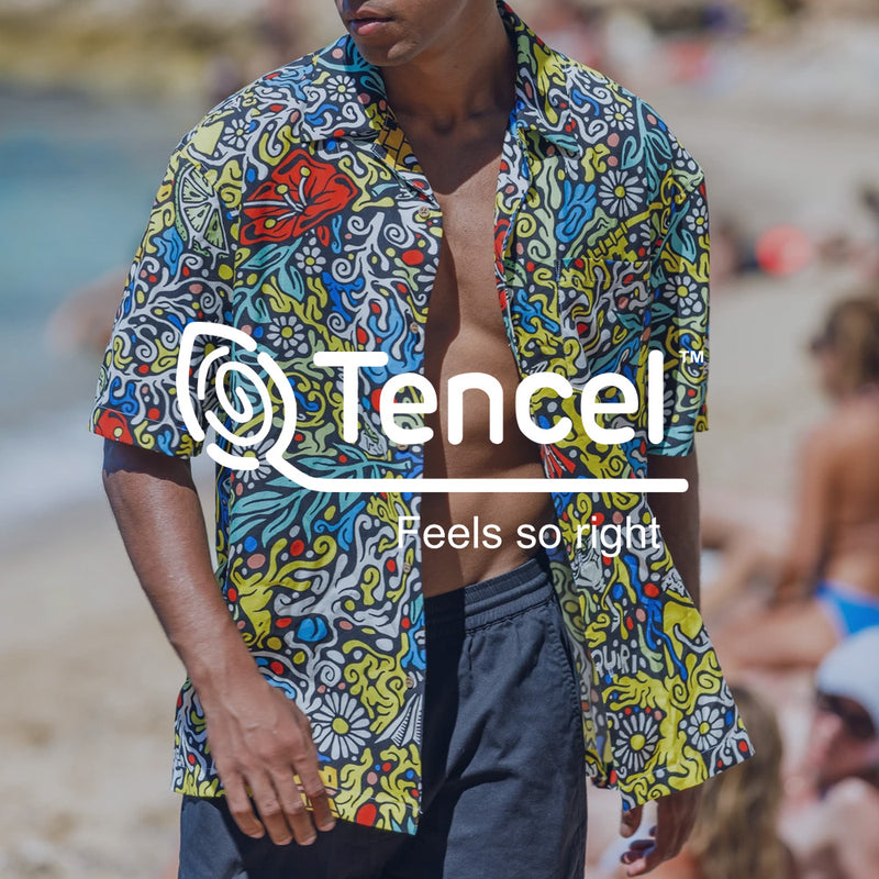 Boardies® Materials and Packaging - TENCEL LYOCELL Sustainable Fiber for Shirts 