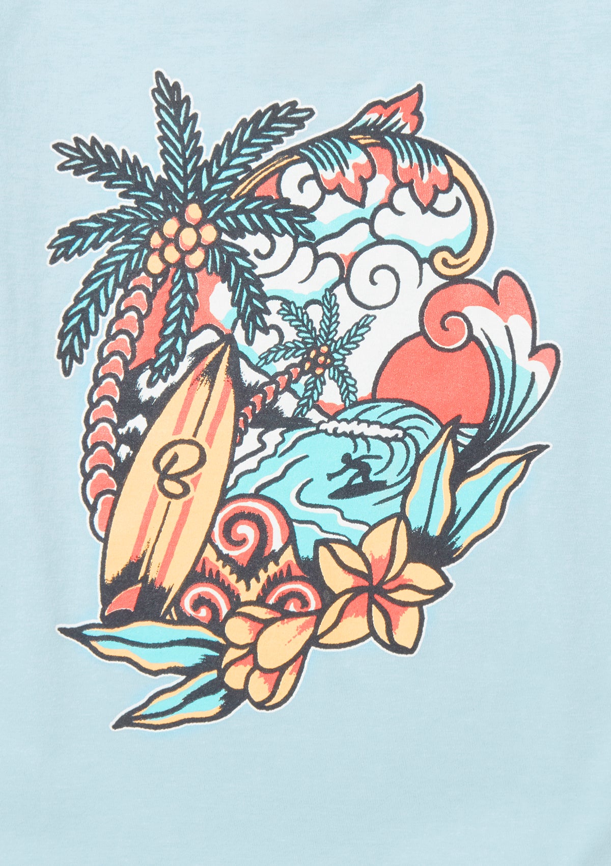 Boardies® Kids Eka Surf T-Shirt Graphic Close Up