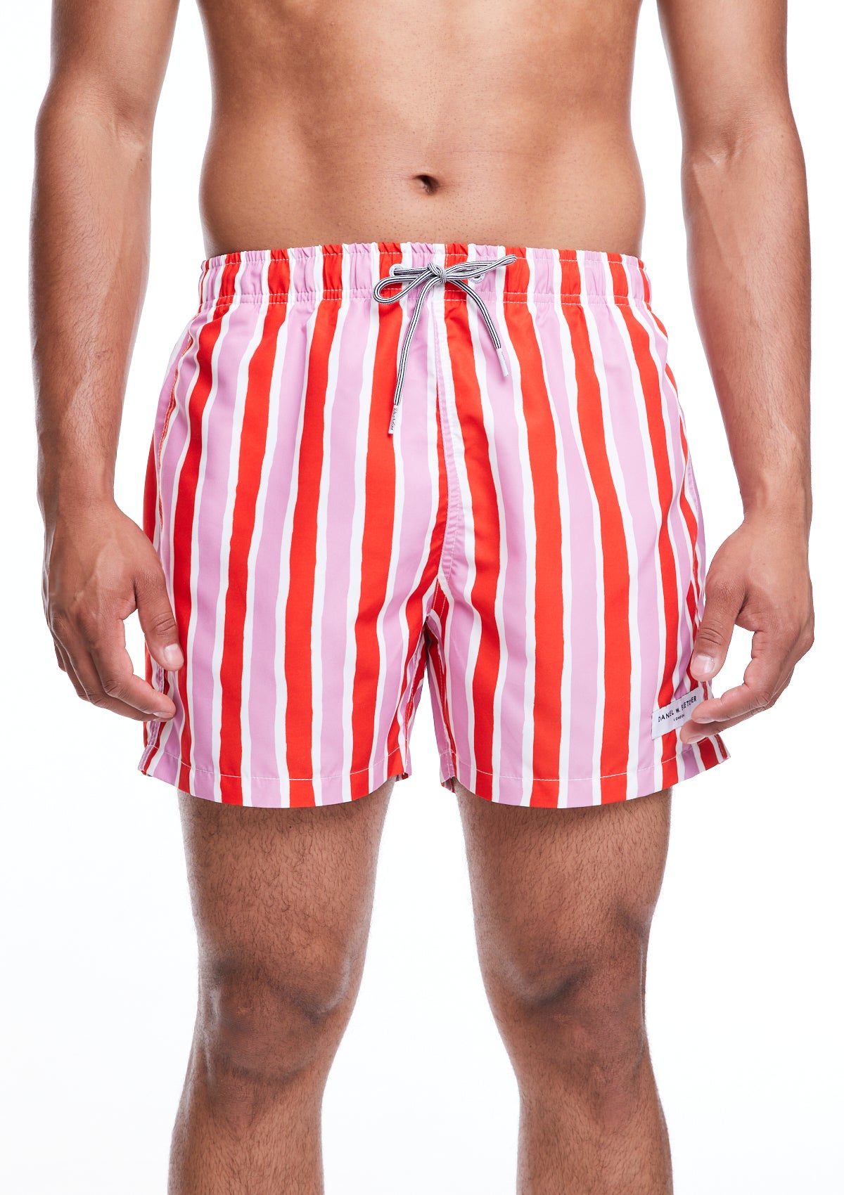 Boardies Daniel W. Fletcher Pink Stripe Front