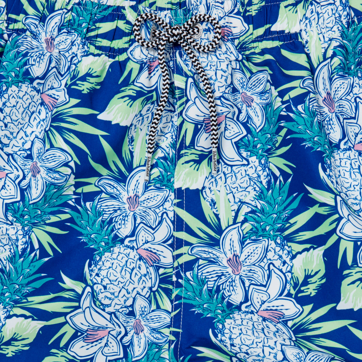 Boardies Aloha Navy Mid Shorts Print Detail