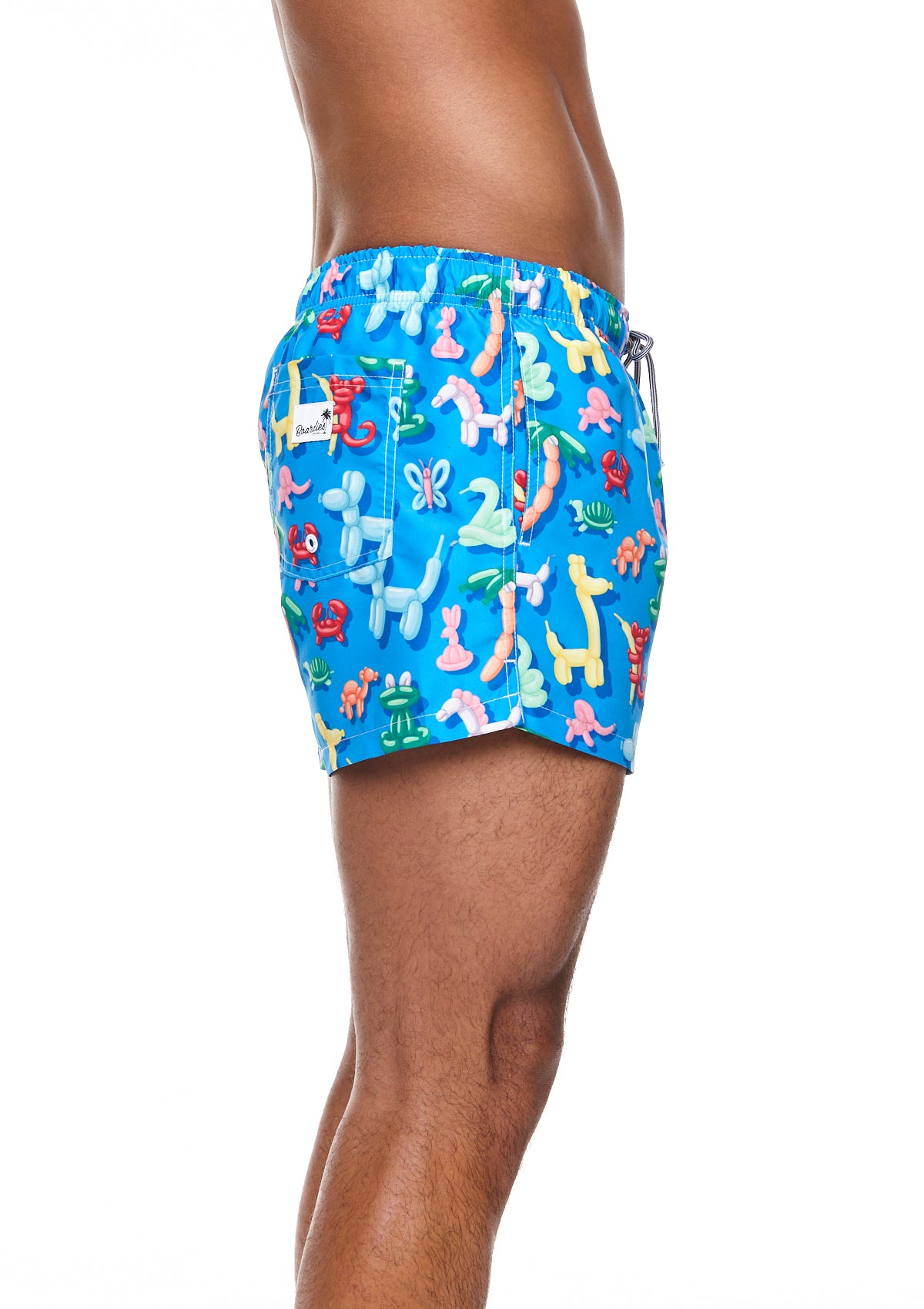 Boardies Balloon Animals II Shortie Shorts Side Angle