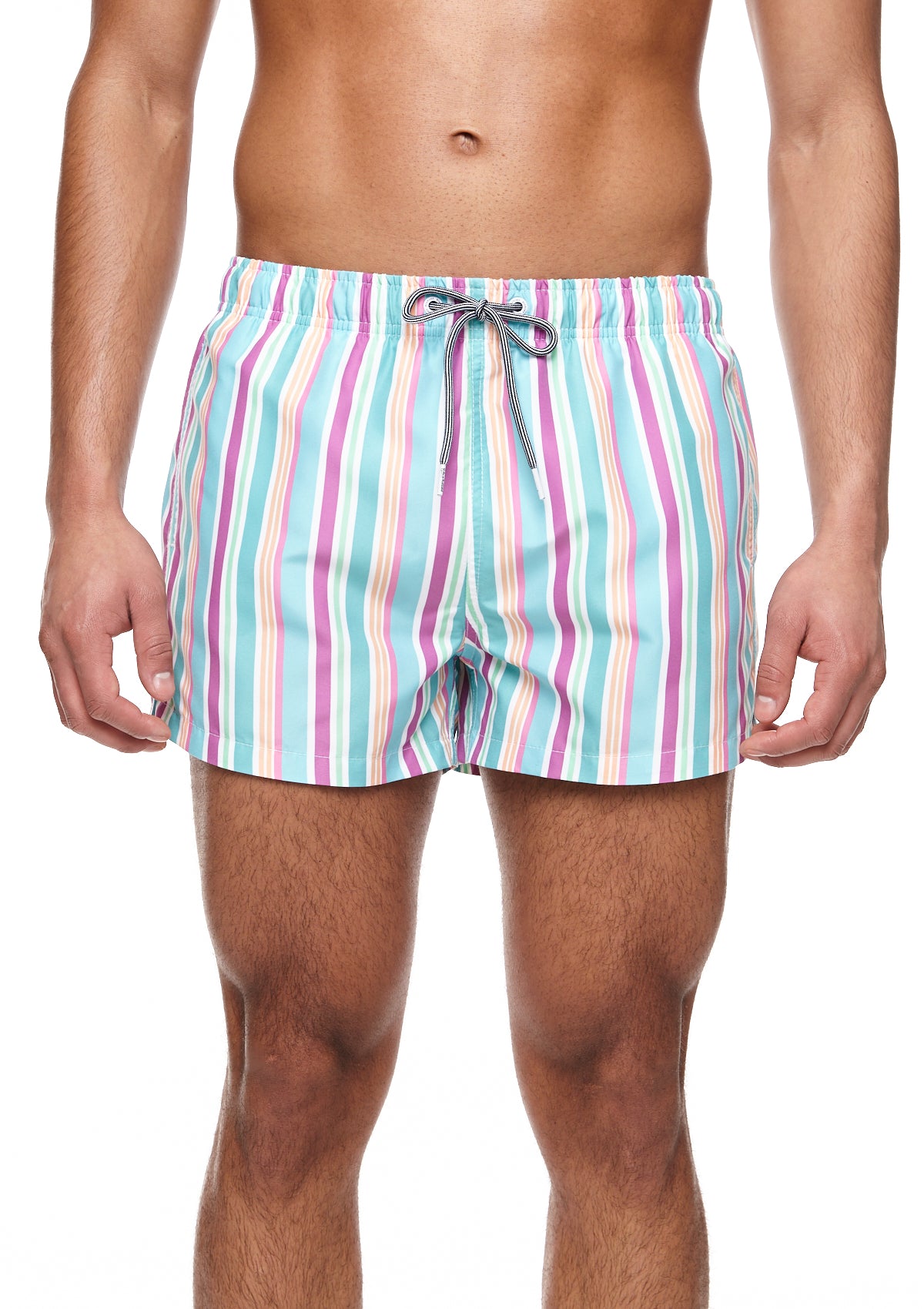 Boardies® Rock Stripe Shortie Shorts Front