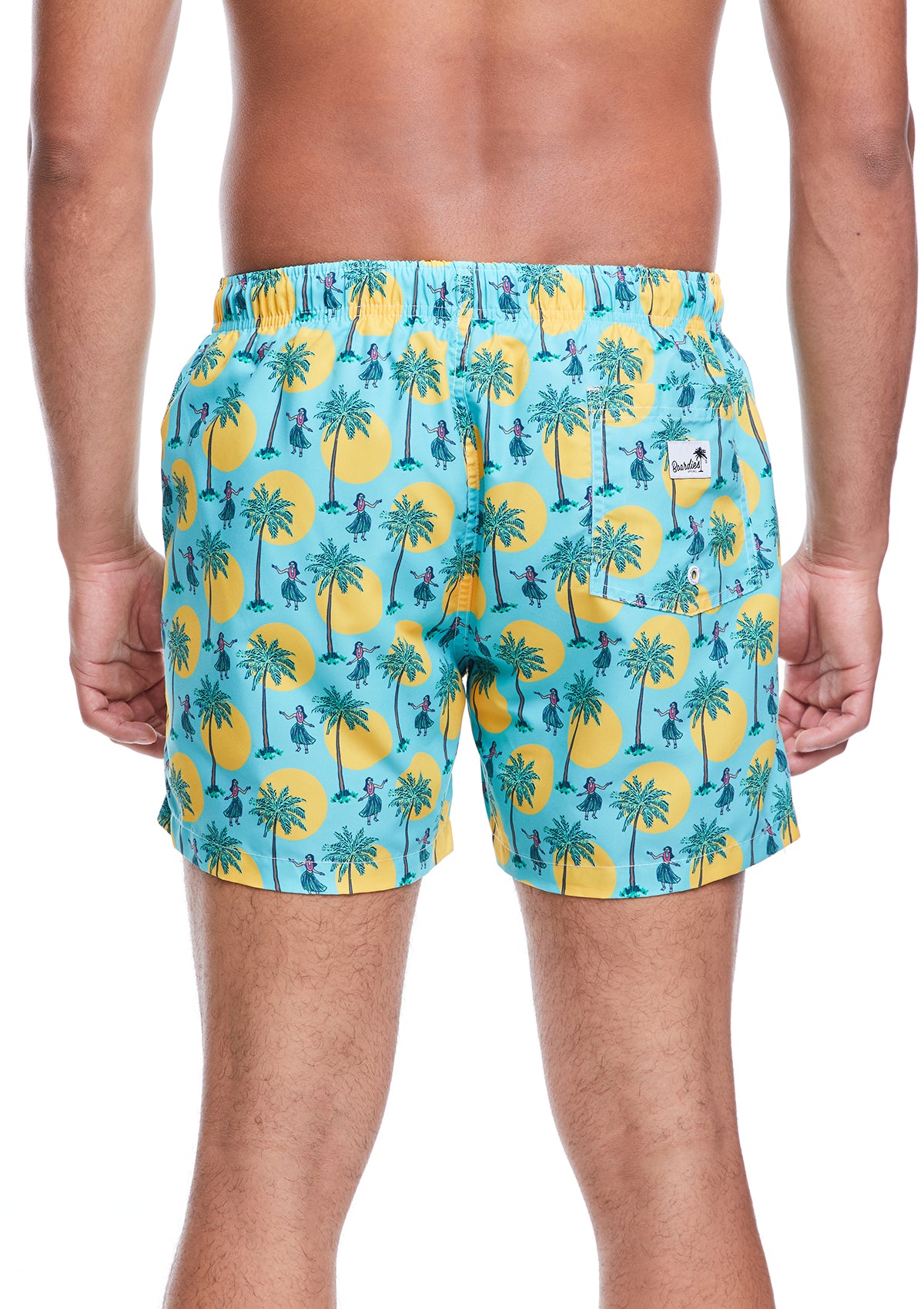 Boardies® Hula Hula Mid Shorts Back