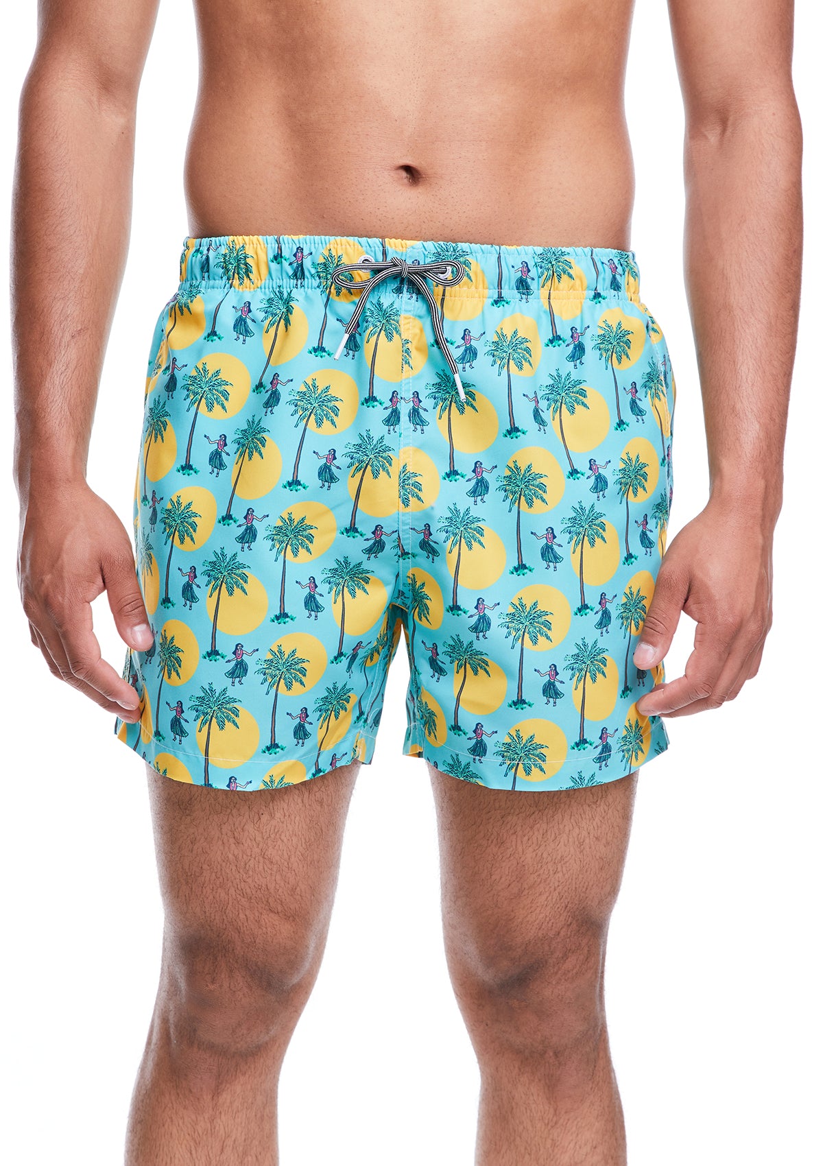 Boardies® Hula Hula Mid Shorts Front
