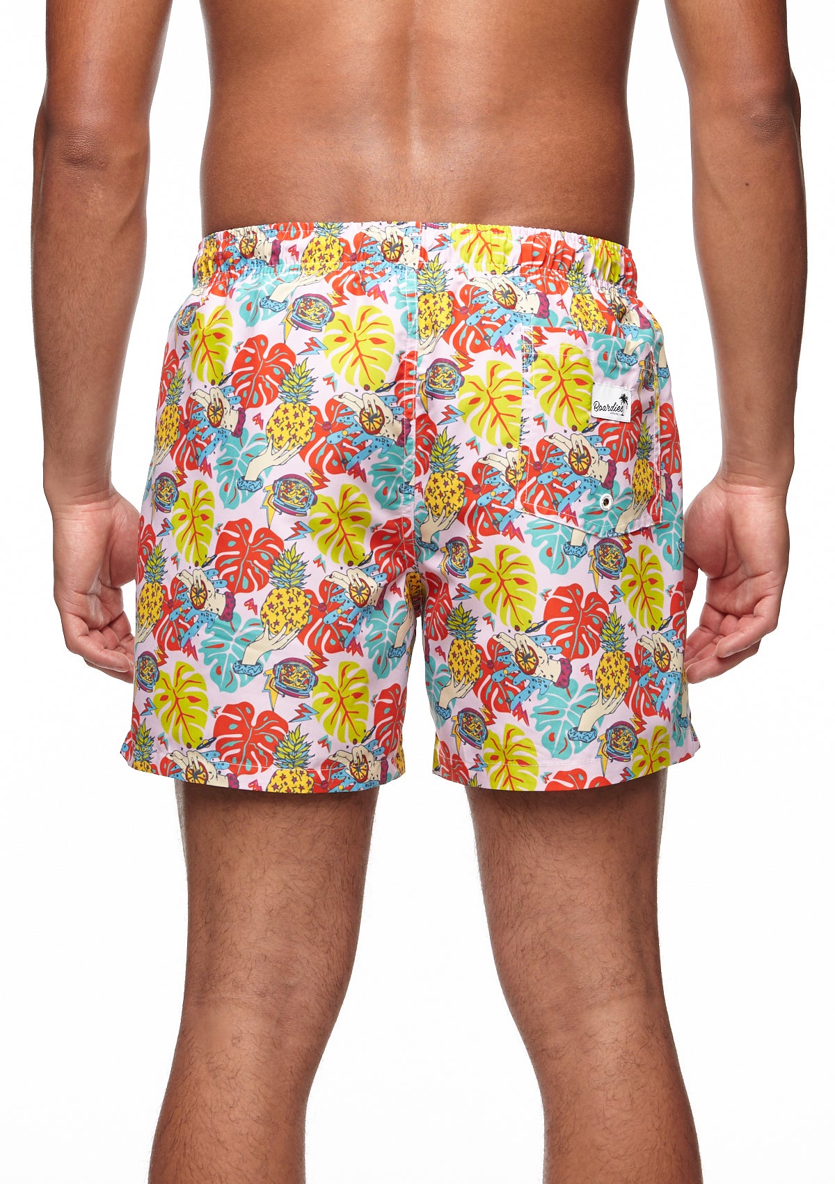 Boardies® Hand Plant Mid Shorts Back