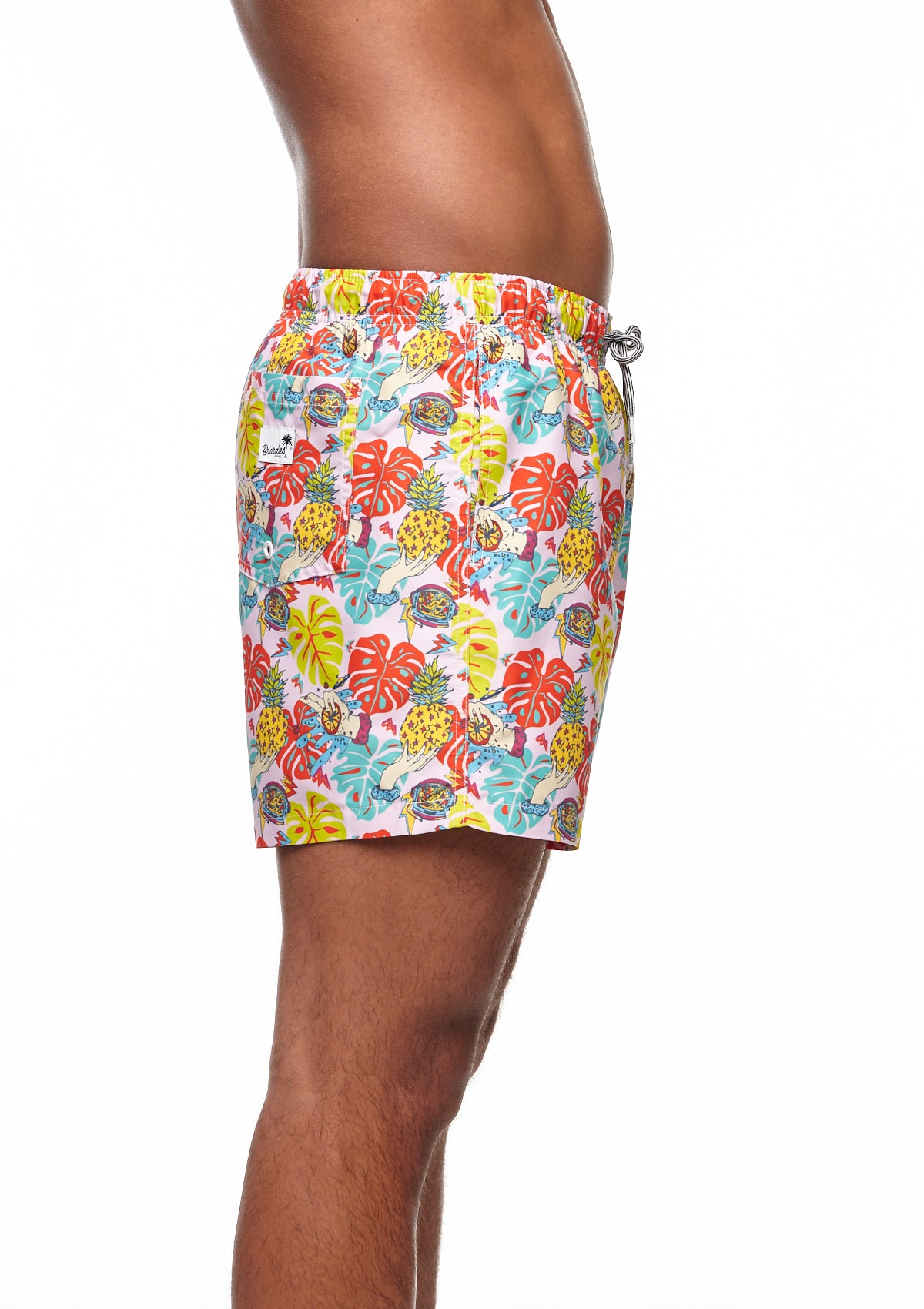 Boardies® Hand Plant Mid Shorts Side