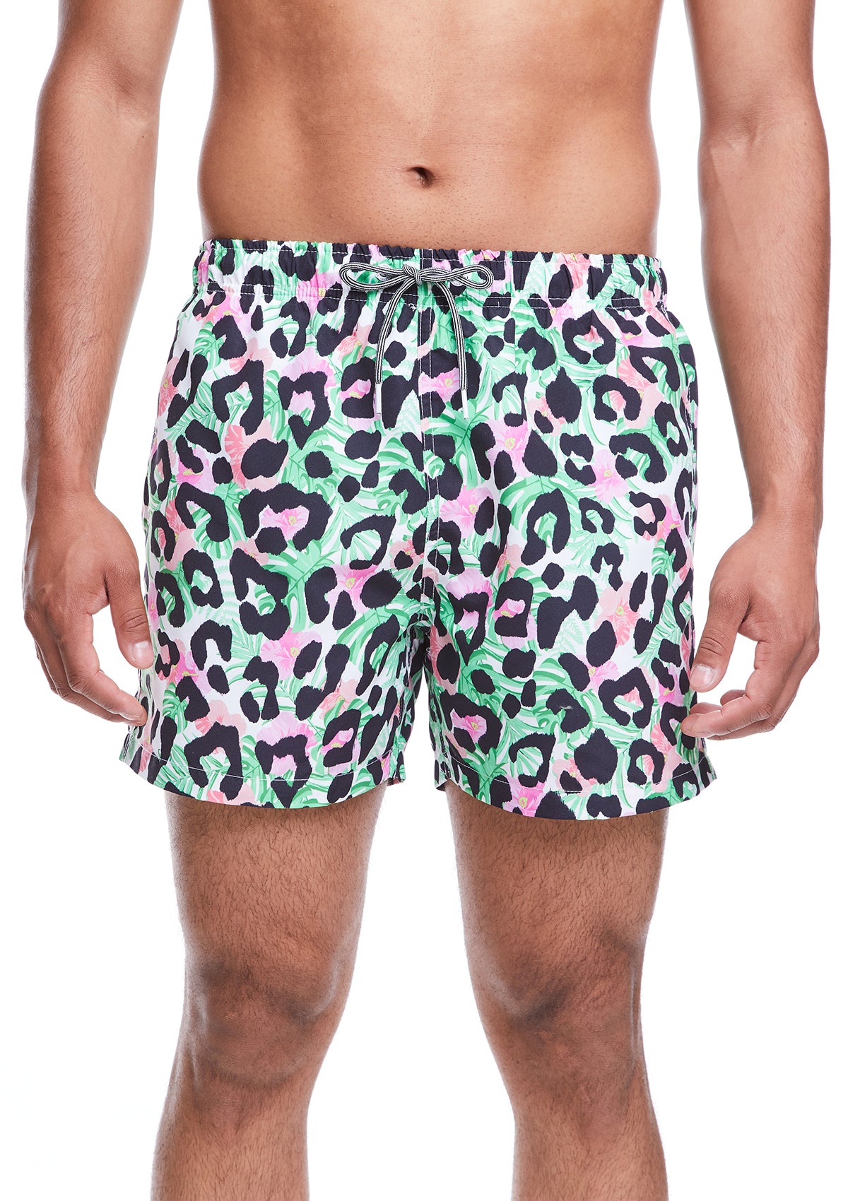 Boardies® Tropicana Cheetah Mid Length Shorts