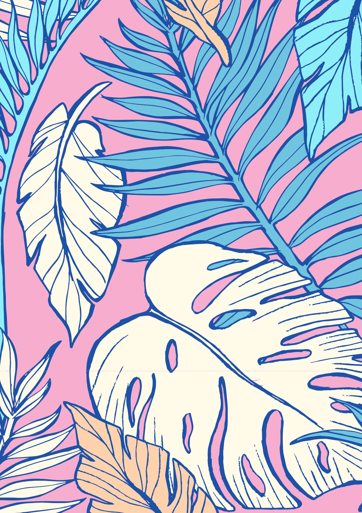 Kids Palmtopia Pink