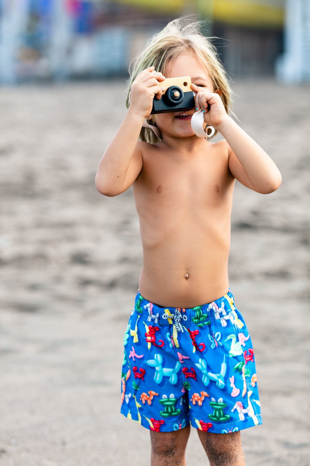 Boardies® Kids Animals Balloons Shorts Beach