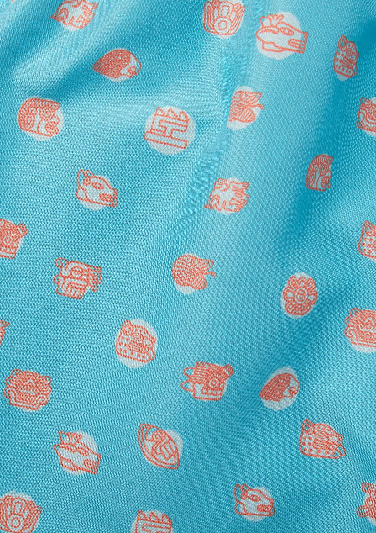 Boardies® Polka Maya Print Detail Close Up