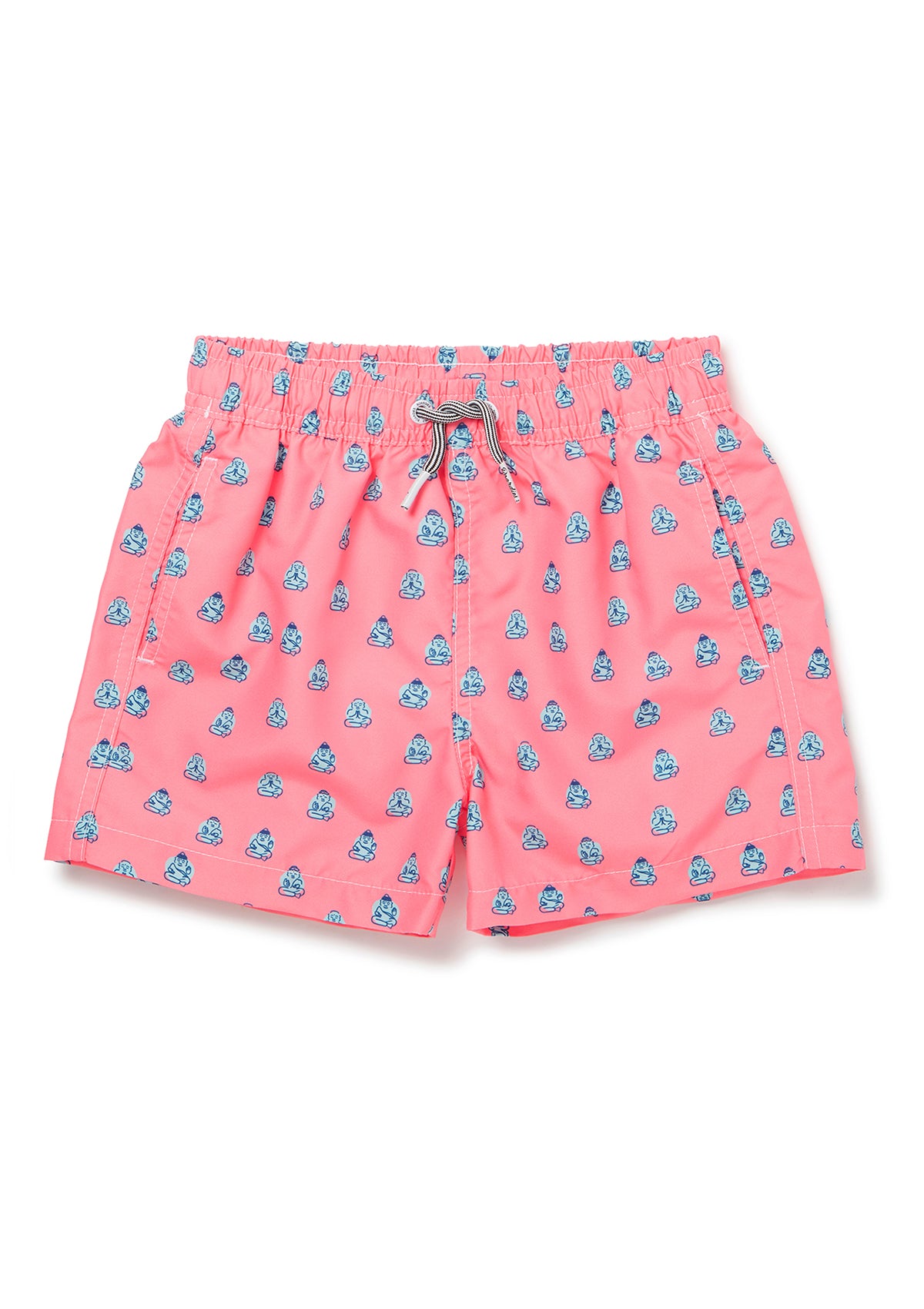 Boardies® Kids Polka Zen Swim Shorts Flat Lay Front