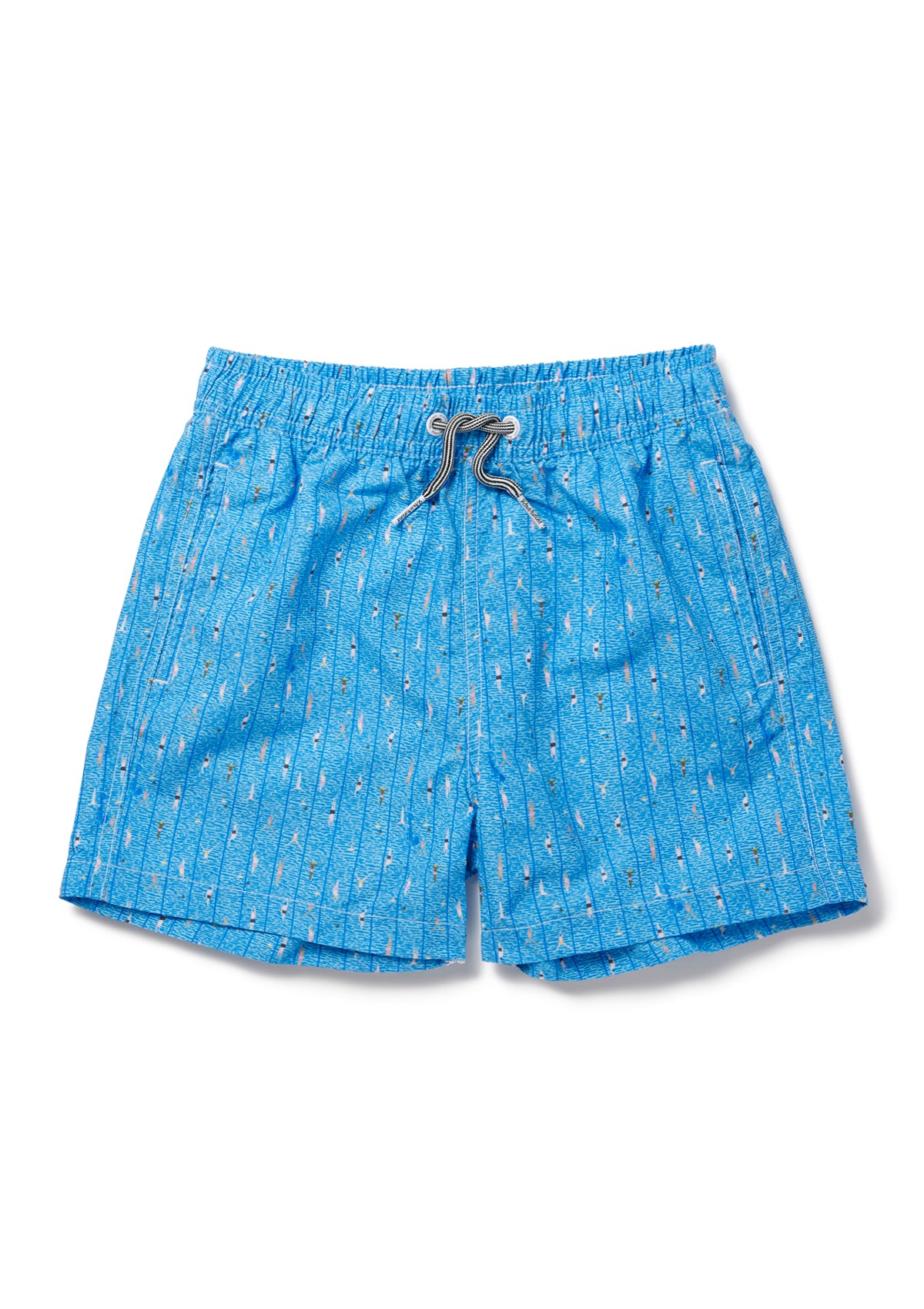 Boardies® Kids Fast Lane Swim Shorts Flat Lay Front
