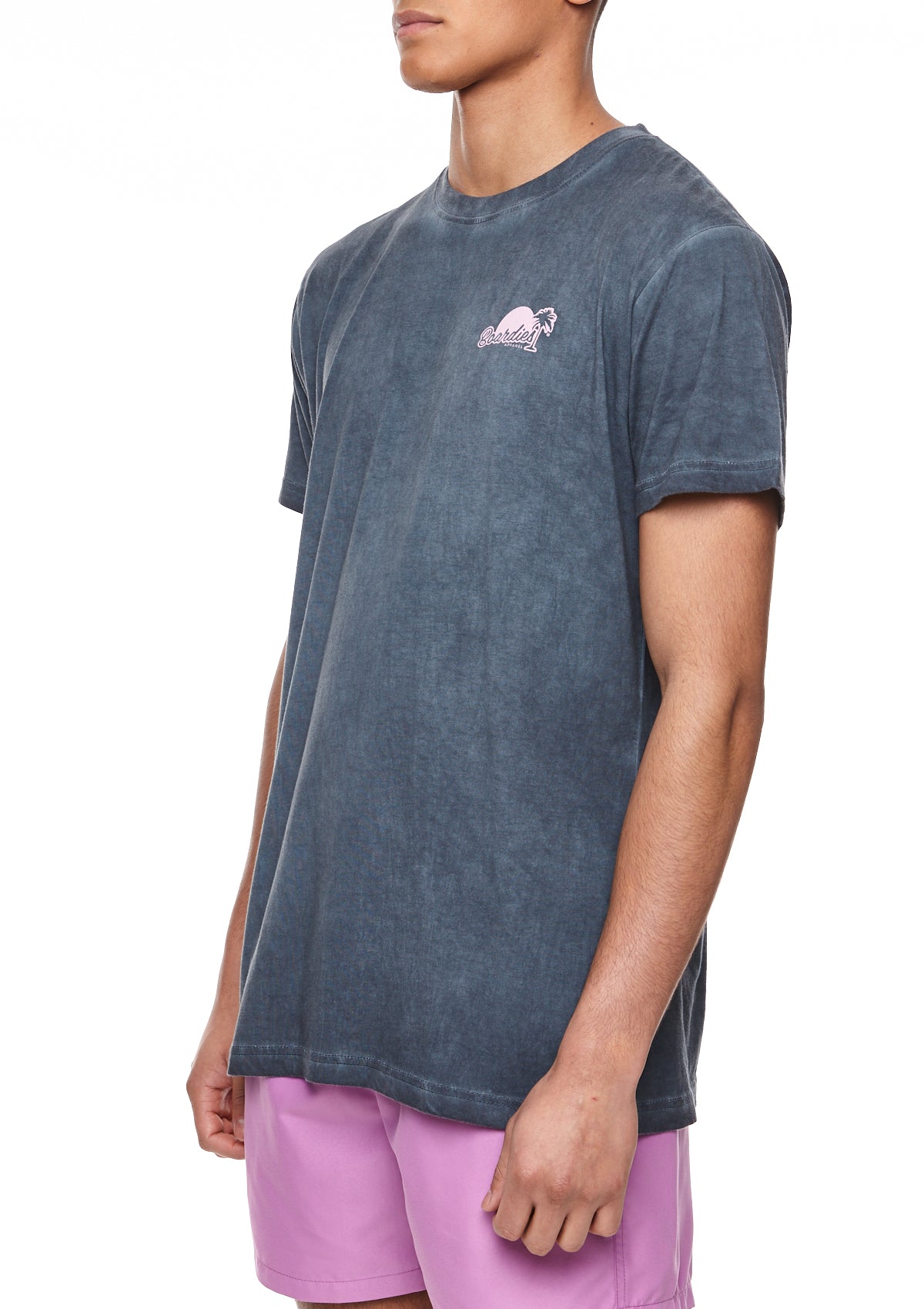 Boardies Catch Waves Crew Neck T-Shirt Side Angle