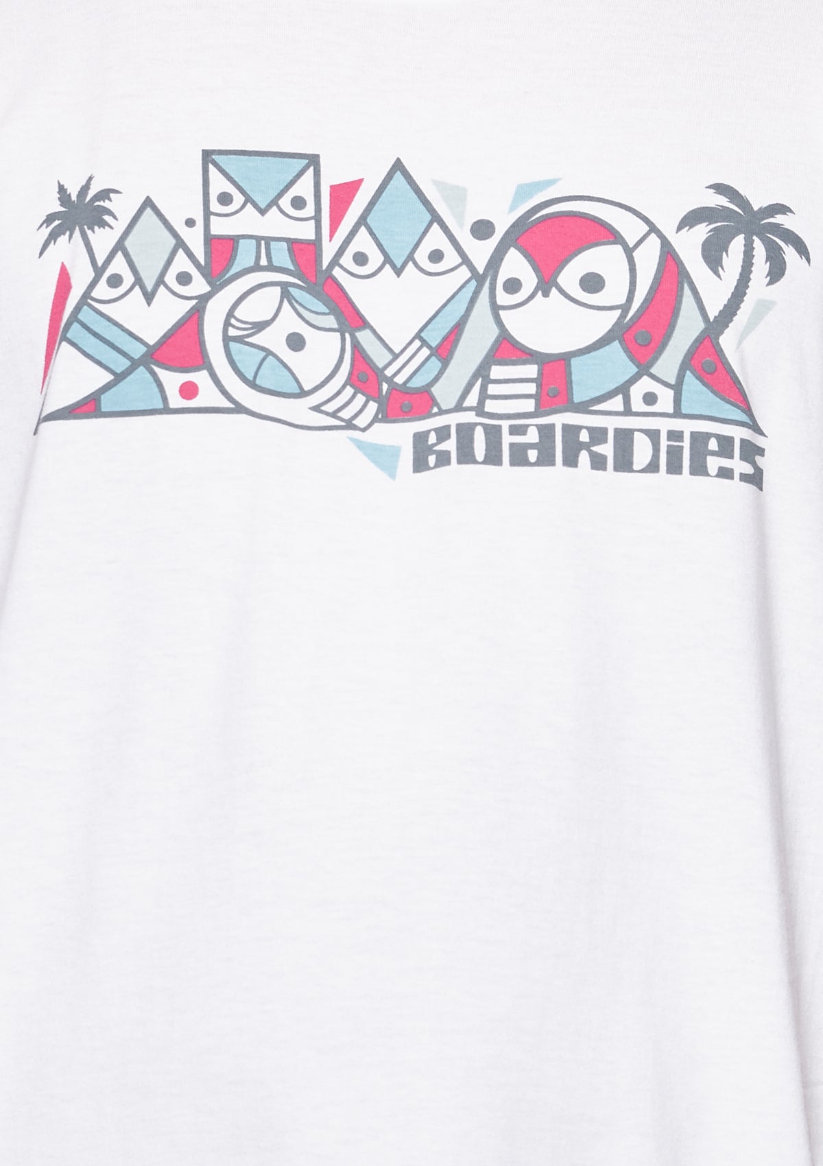 Boardies® Don Pendleton Crew Neck T-Shirt Graphic Close Up