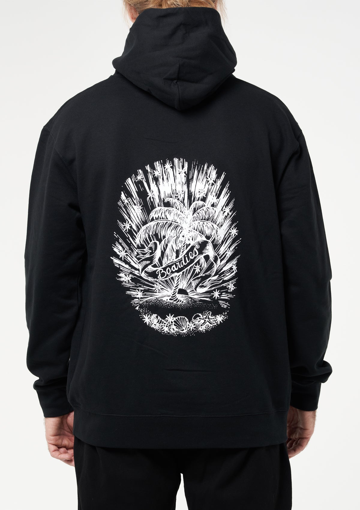 Palm Hoodie Black
