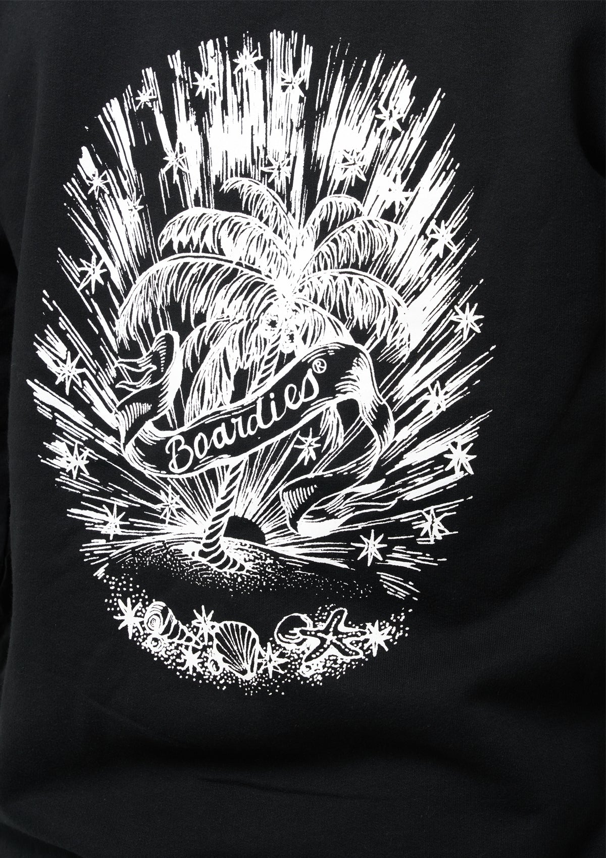 Palm Hoodie Black
