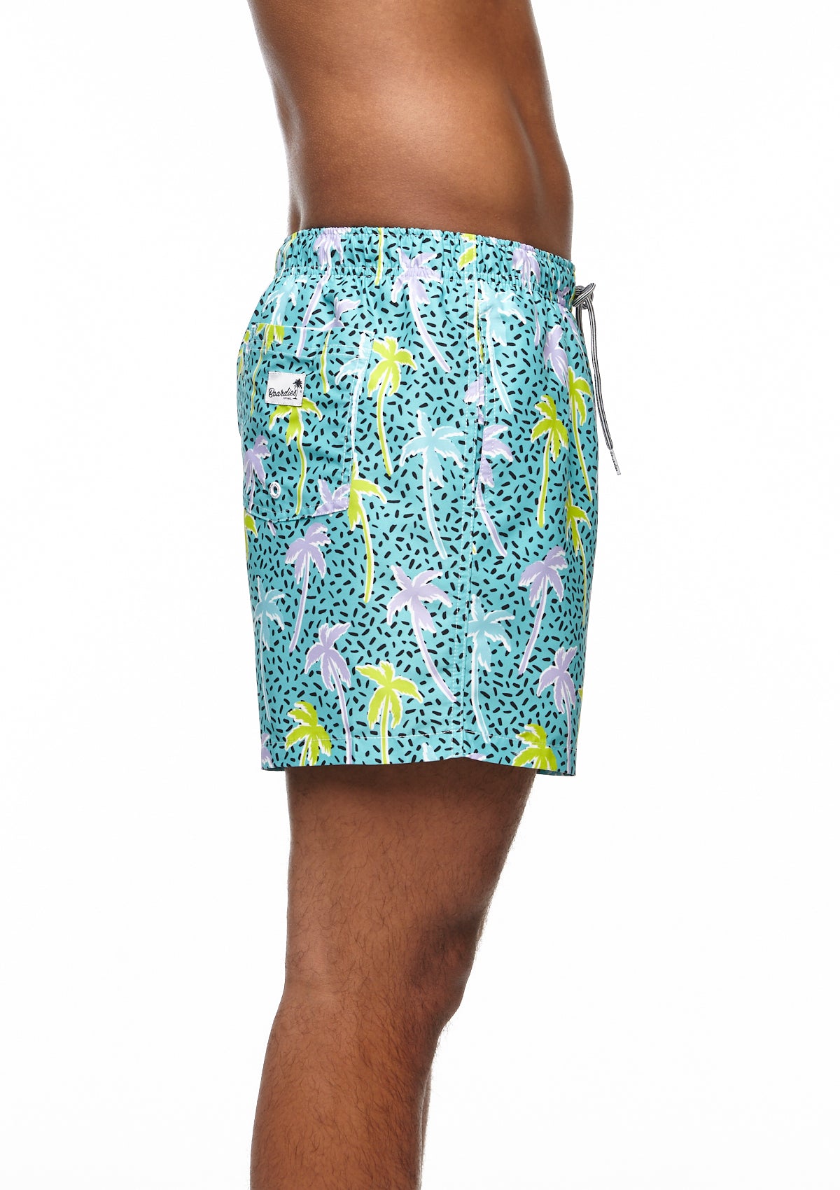 Boardies® Flair Palm II Mid Shorts Side