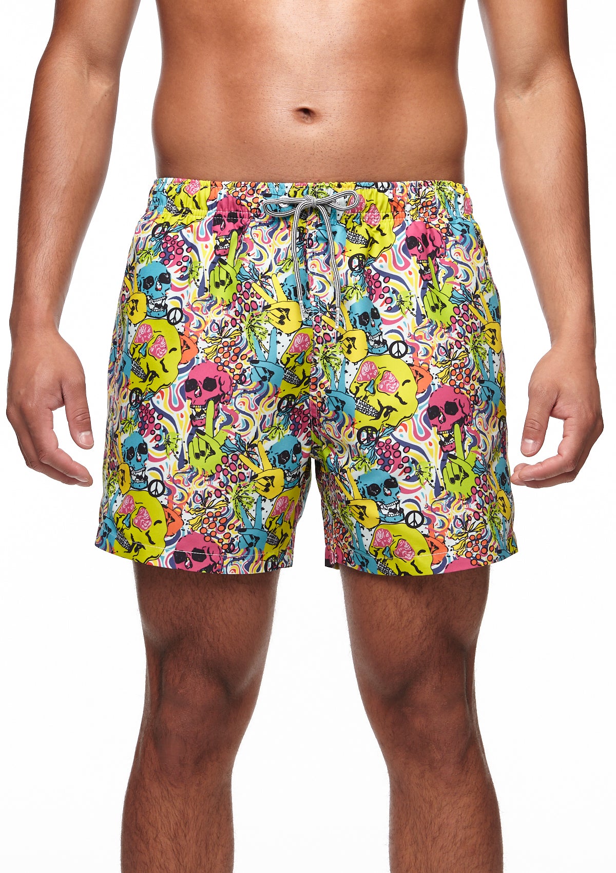 Boardies® Skull Grillz Mid Shorts Front