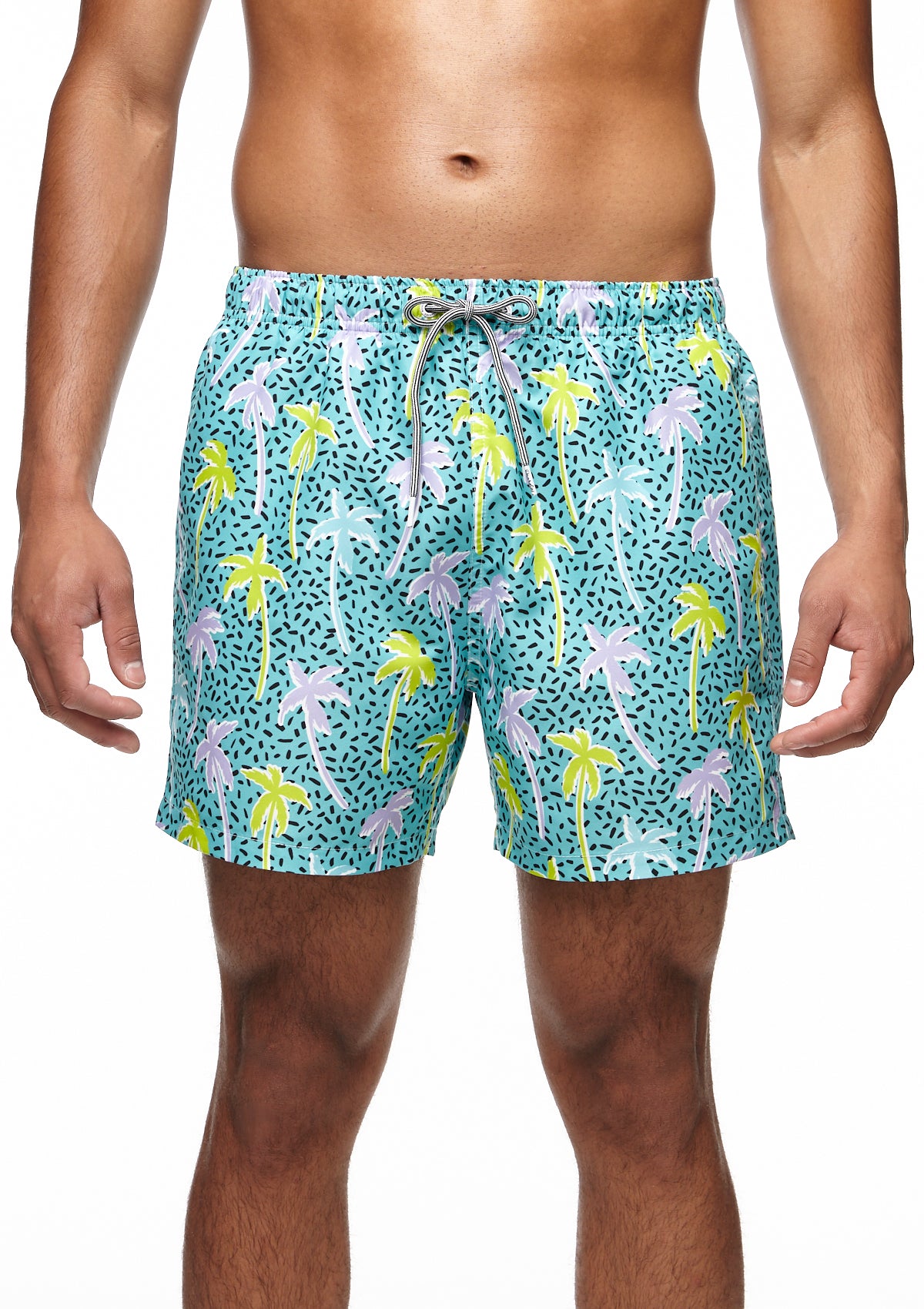 Boardies® Flair Palm III Mid Shorts Front