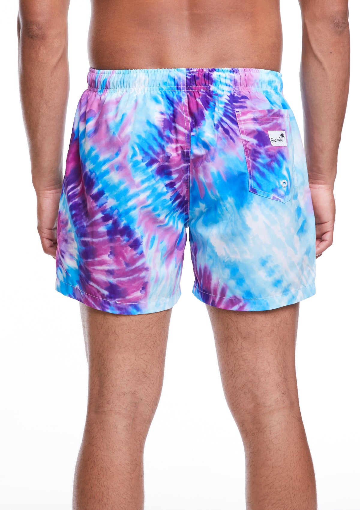 Boardies® Purple Haze Tie Dye II Mid Length Swim Shorts