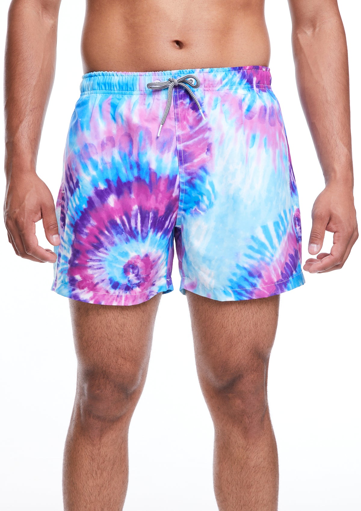 Boardies® SS22 Purple Haze Tie Dye Mid Length Swim Shorts