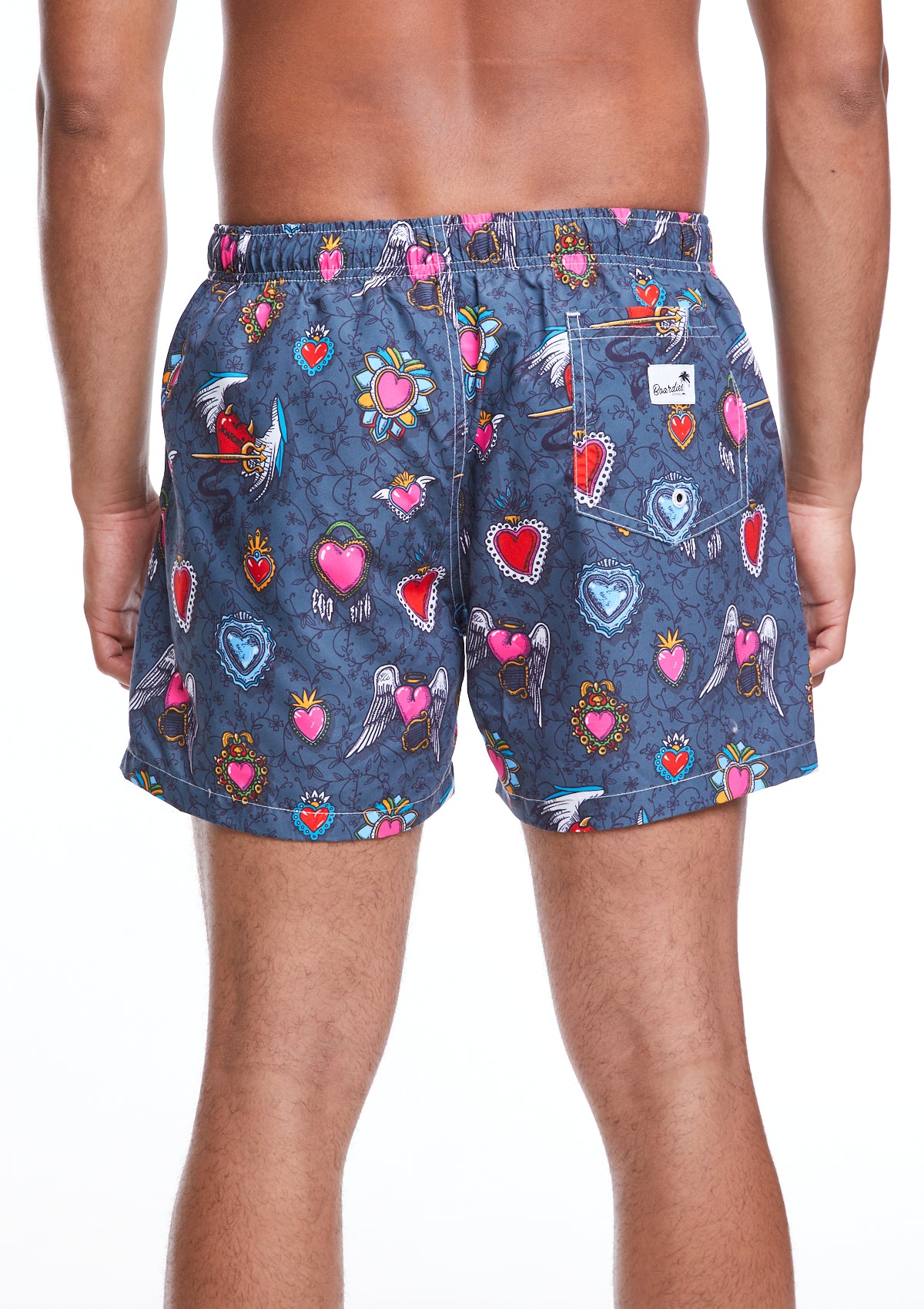 Boardies® SS22 Sacred Hearts Mid Length Swim Shorts