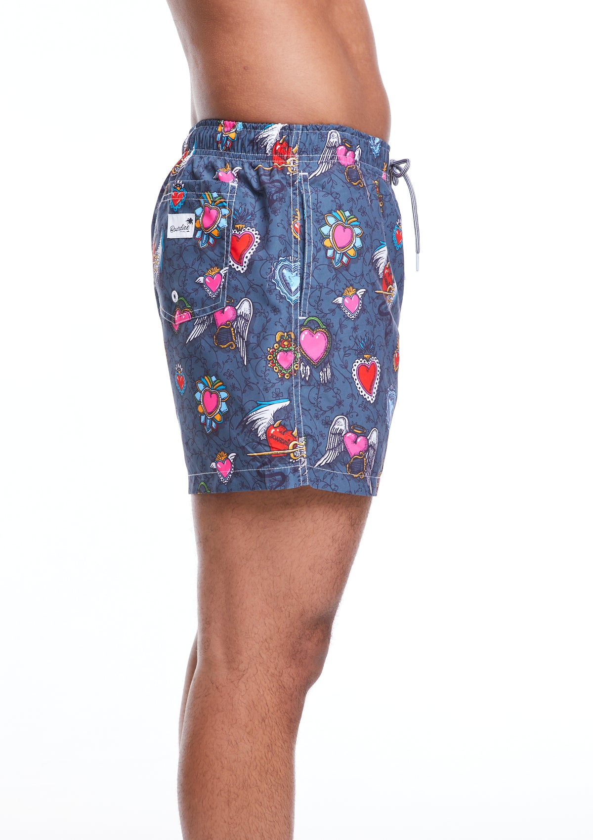 Boardies® SS22 Sacred Hearts Mid Length Swim Shorts