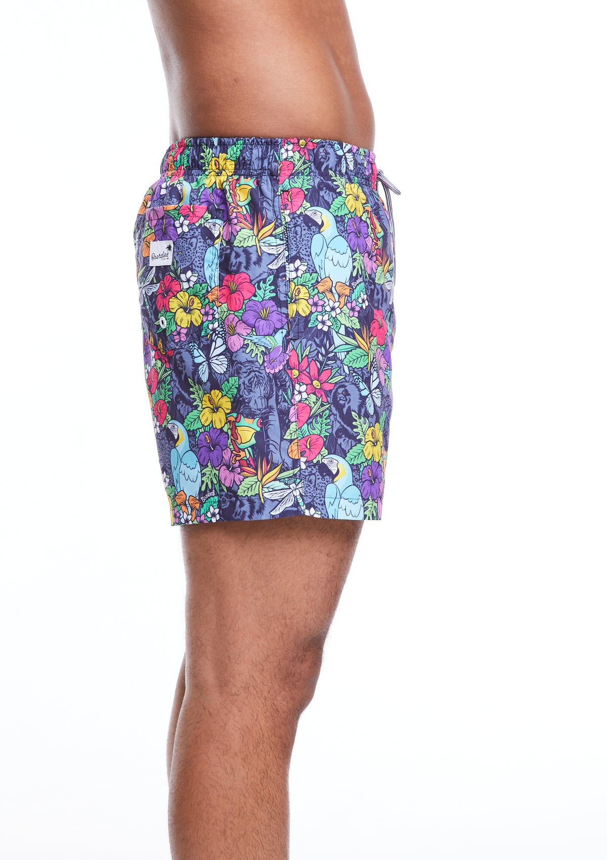 Boardies® SS22 Night Jungle Mid Length Swim Shorts