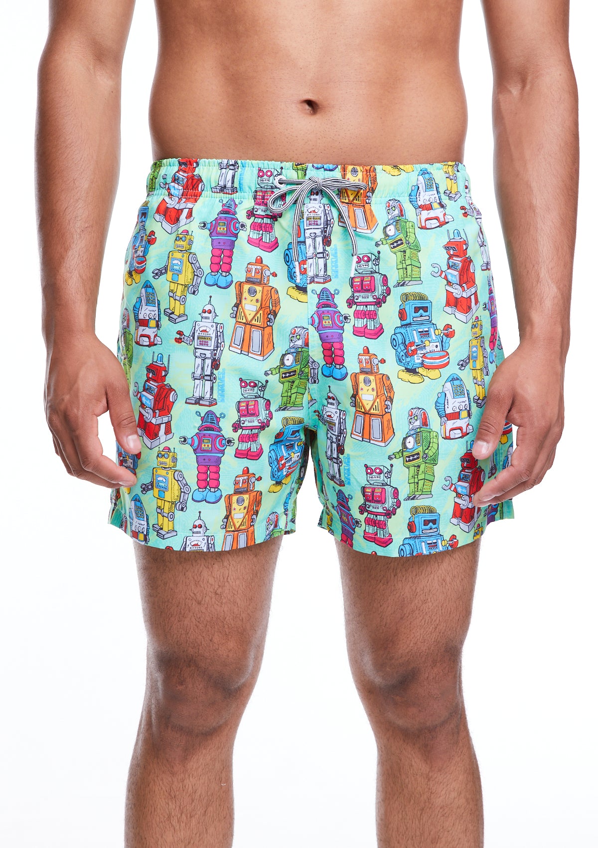 Boardies® Robots II Mid Length Swim Shorts