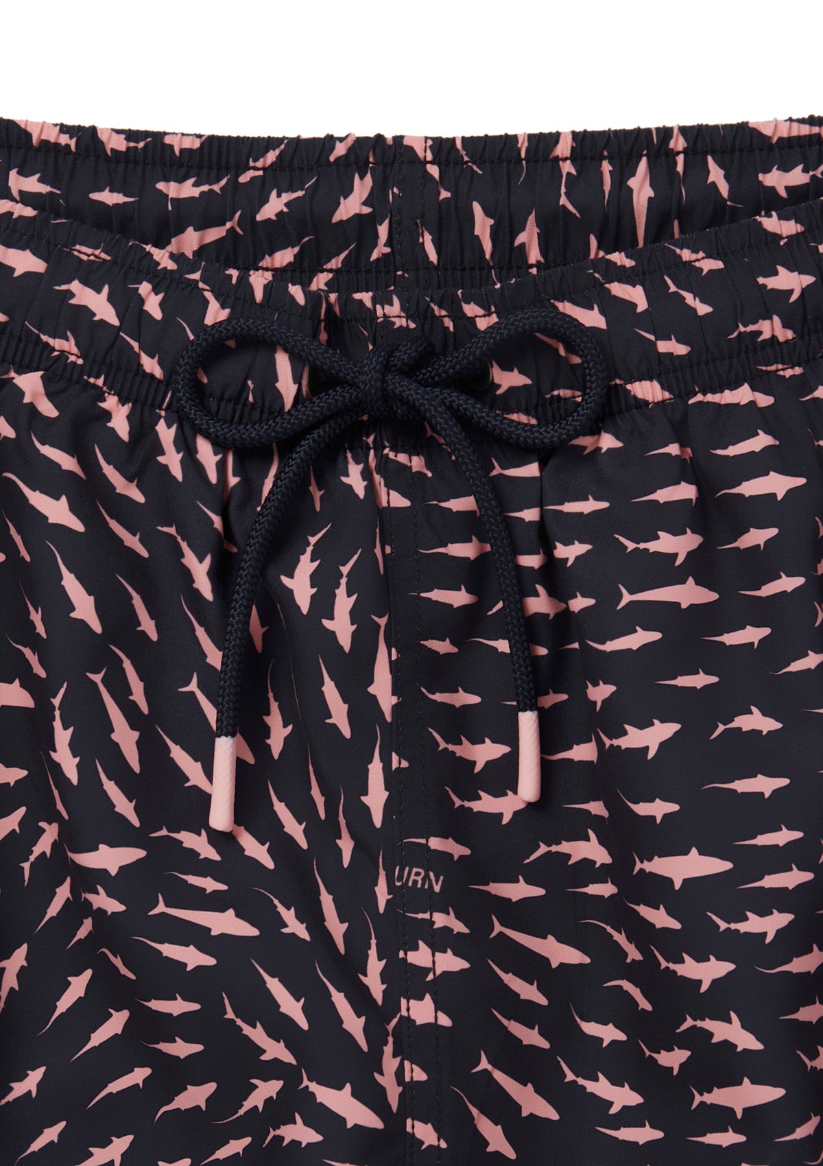 Boardies® X Raeburn SS22 Sharks Pink Classic Mid Length Swim Shorts