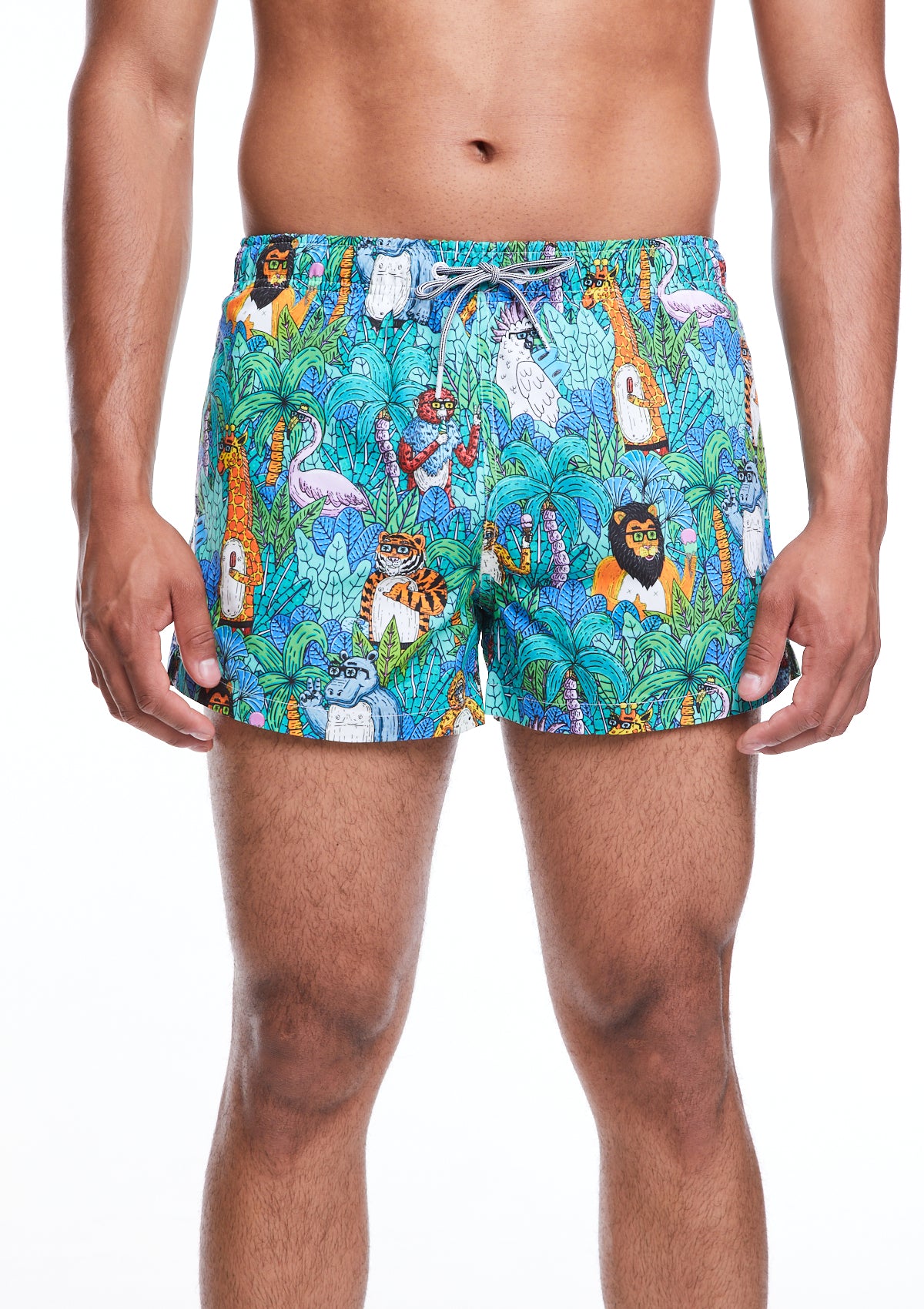 Boardies® X Mulga - SS22 Mulga Jungle II Shortie Swim Shorts
