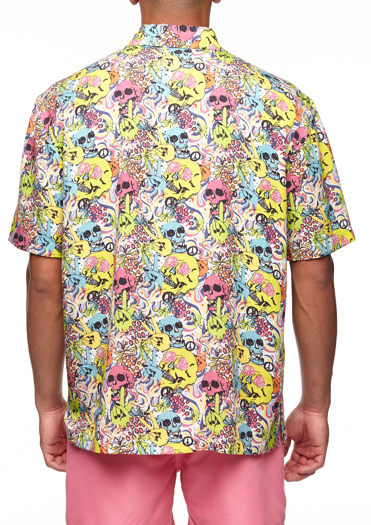 Boardies® Skull Grillz Short Sleeve Shirt Back