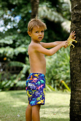 Boardies® Kids Vibrant Dino Swim Shorts