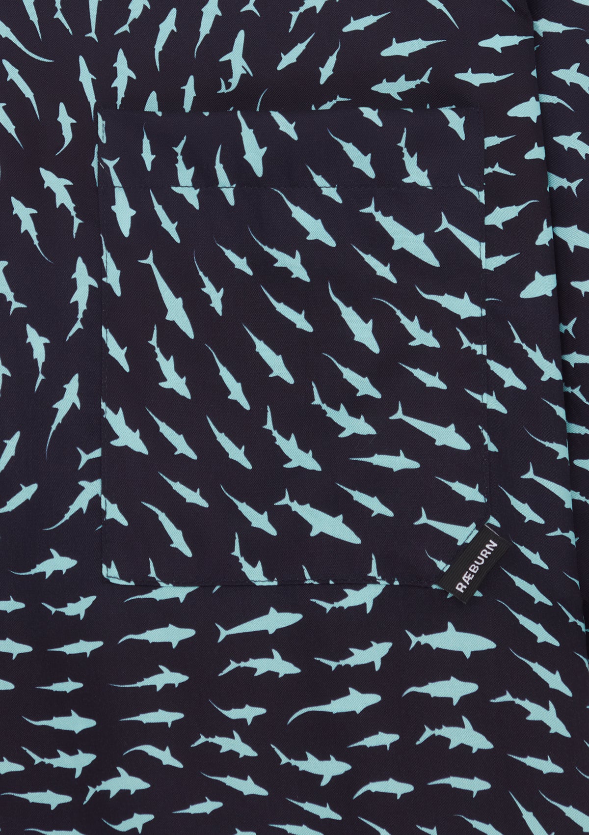 RÆBURN Sharks Charcoal Shirt