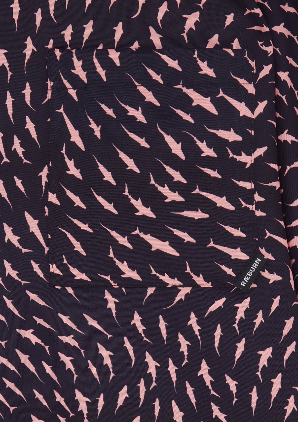 RÆBURN Sharks Pink Shirt