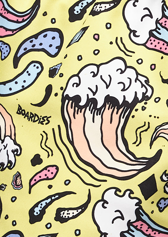 Boardies® Kids Wavey Days Print Detail Close Up