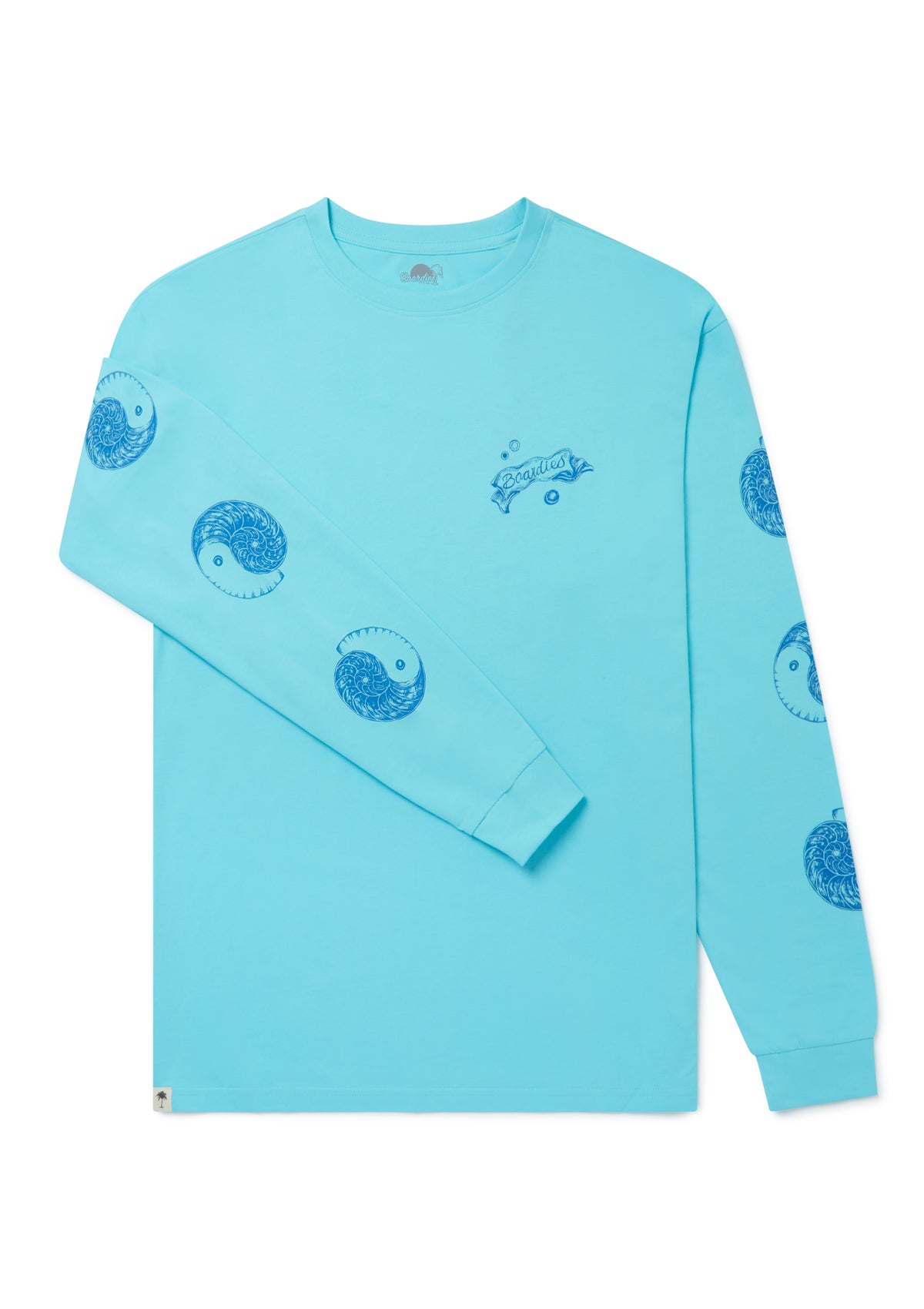 Blue Yin Yang Long Sleeve T-Shirt