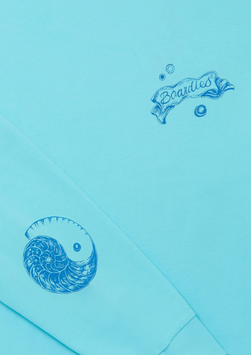 Blue Yin Yang Long Sleeve T-Shirt