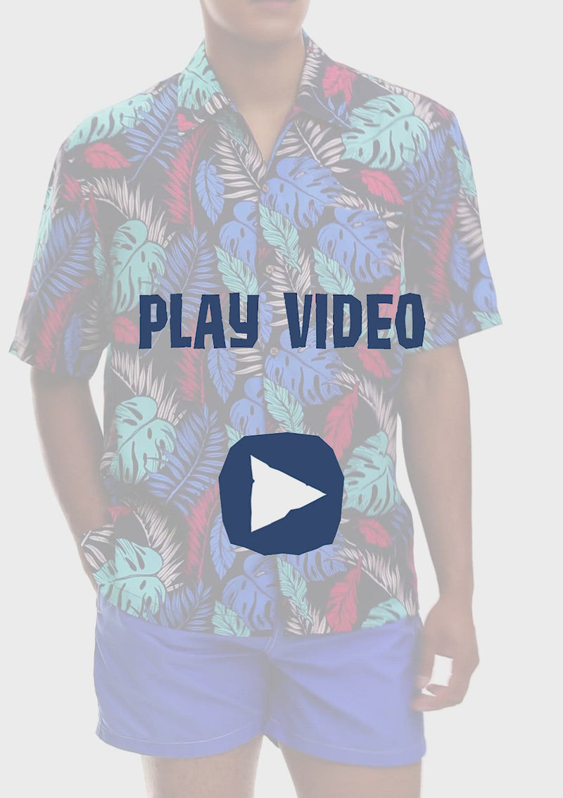 Boardies® SS22 Palmtopia Short Sleeve Shirt - Try on Video