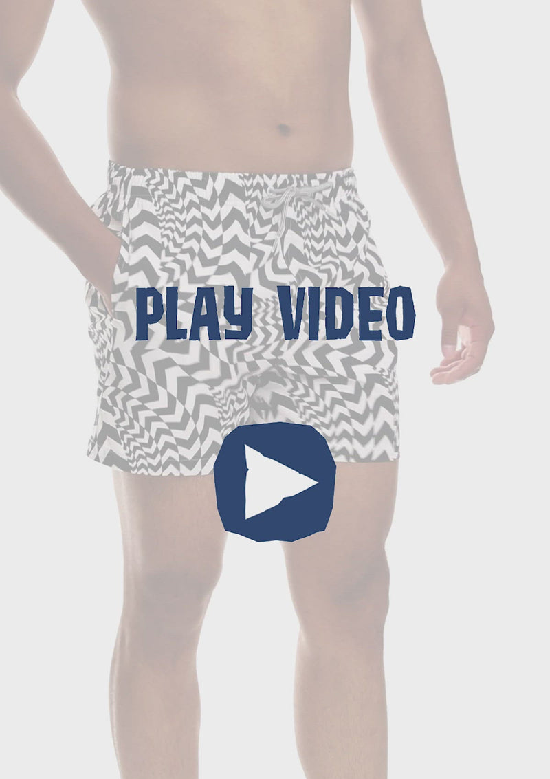 Boardies® SS22 Water Reactive Hazard Mid Length Swim Shorts - Try on Video